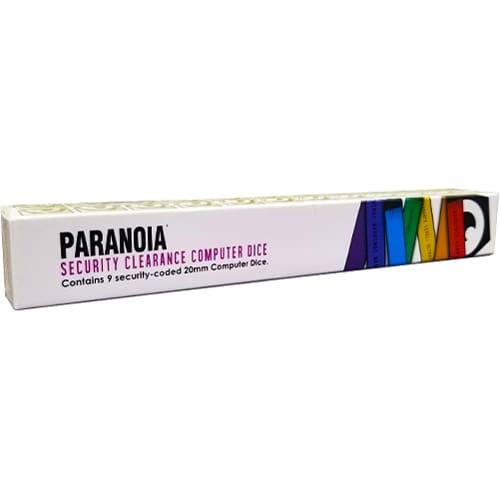 Paranoia Security Clearance Dice Pack