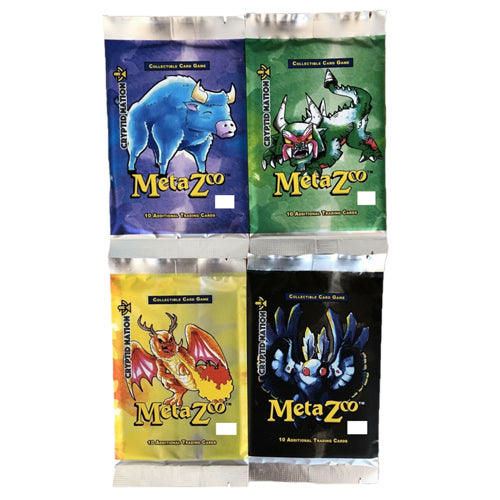 metazoo 2nd edition booster box MetaZoo: Cryptid Nation Base Set Booster Packs & Boxes (2nd Edition) Pokemon Plug