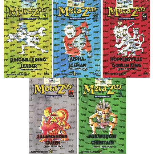 MetaZoo TCG: Cryptid Nation 2nd Edition Theme Deck - Set of 5