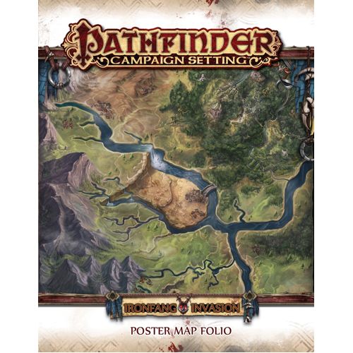 Pathfinder RPG: Ironfang Invasion Poster Map Folio Campaign Setting