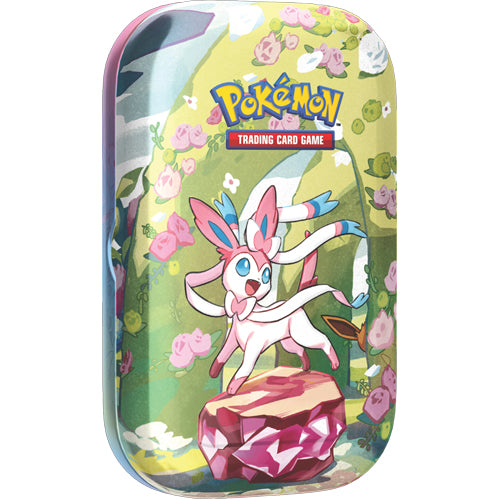 Pokemon TCG: Scarlet & Violet - Prismatic Evolutions - Mini Tins - Syl | Zatu Games Pokemon TCG: Scarlet & Violet - Prismatic Evolutions - Mini Tins - Syl | Zatu Games