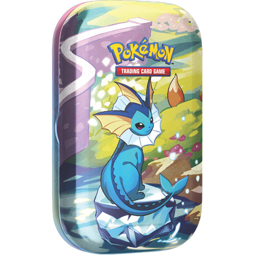 Pokemon TCG: Scarlet & Violet - Prismatic Evolutions - Mini Tins - Vaporeon