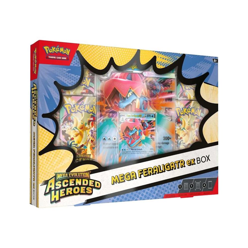 Pokemon TCG: Mega Evolution Ascended Heroes - Mega Feraligatr ex Box