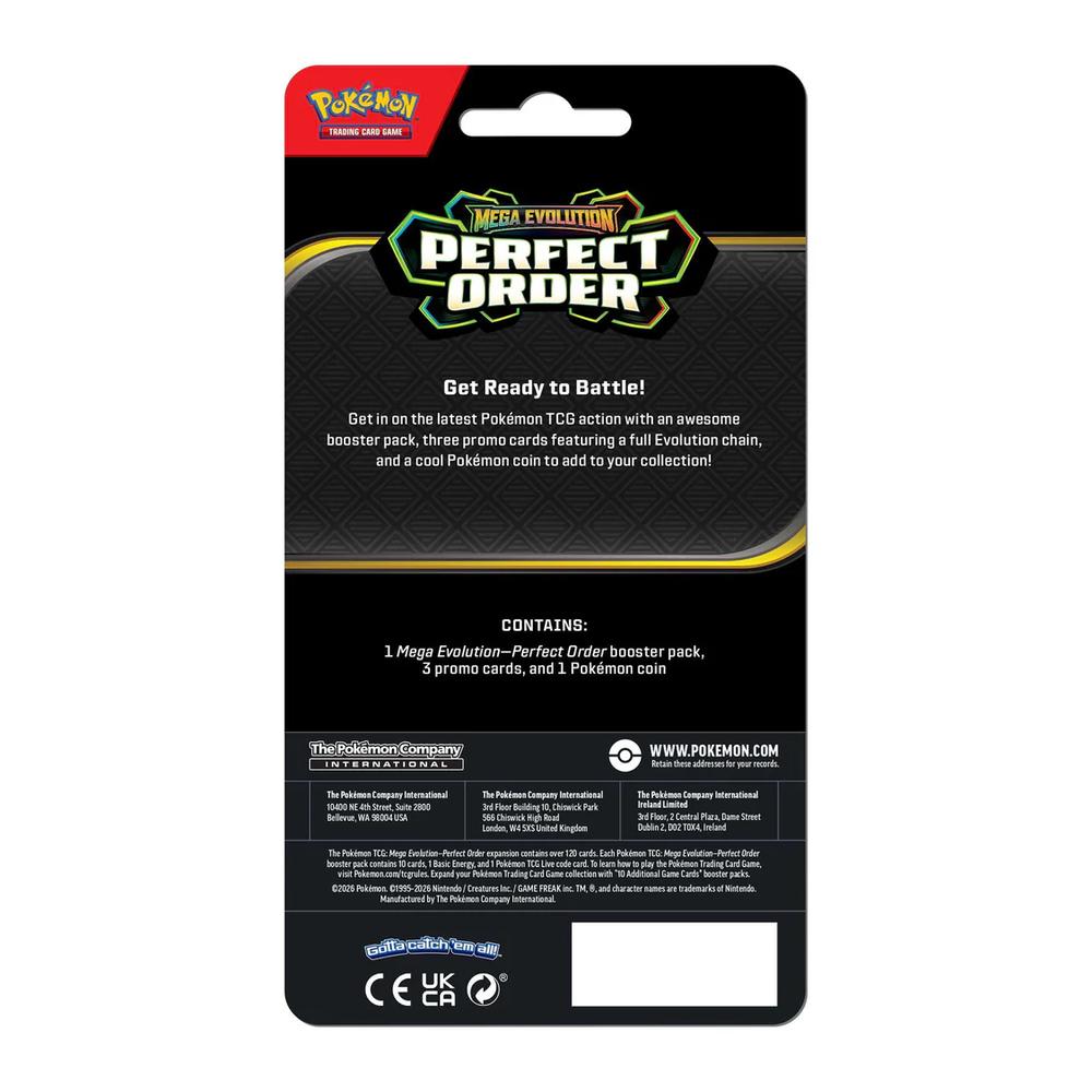 Pokemon TCG: Mega Evolution Perfect Order - Premium Checklane - Cinderace