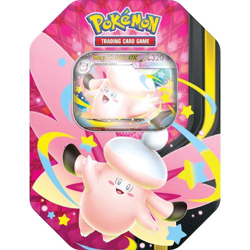 Pokemon TCG: Mega Moonlit Tin - Mega Clefable
