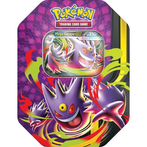 Pokemon TCG: Mega Moonlit Tin - Mega Gengar - Trading Card Games