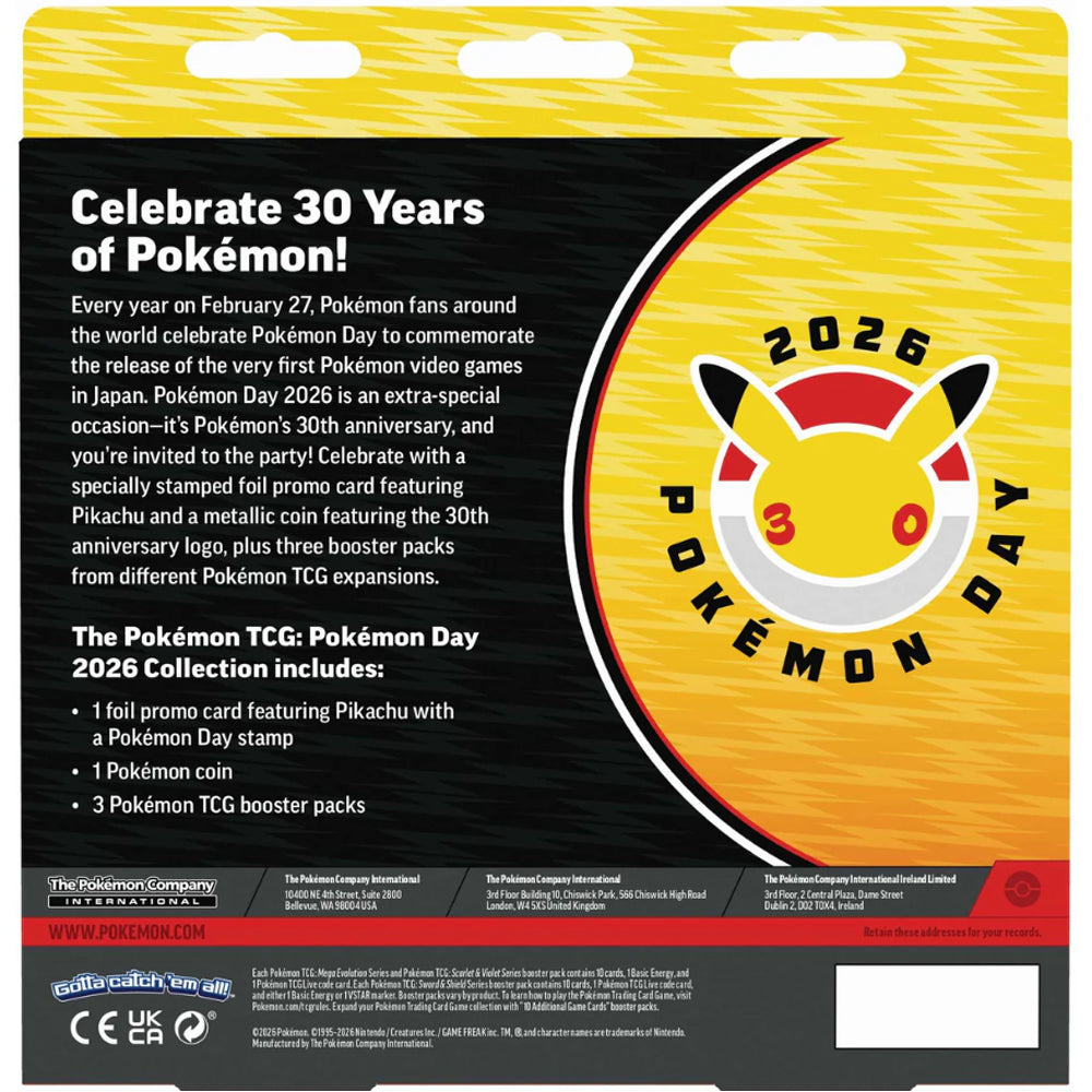 london pokemon cards Pokemon TCG: Pokemon Day 2026 Collection - Trading Card Games