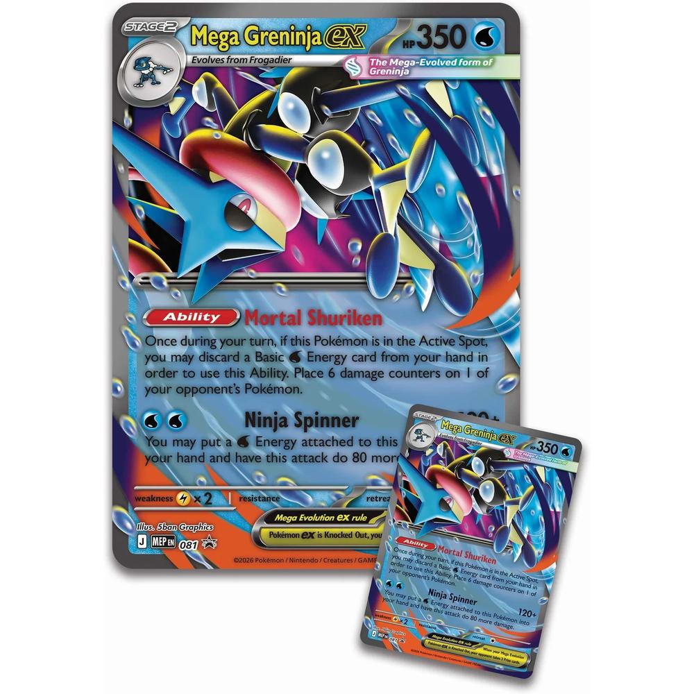 Pokémon TCG: Mega Greninja ex Premium Collection - Trading Card