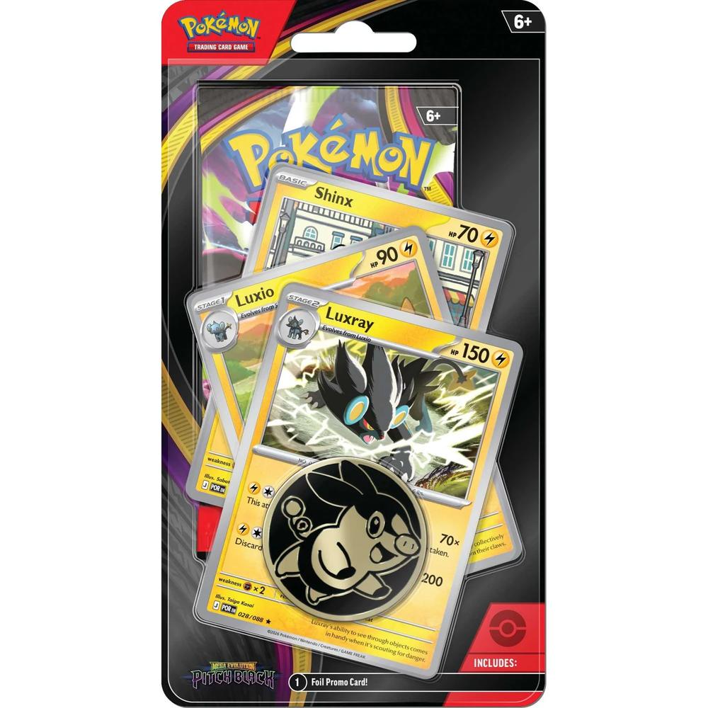 Pokémon TCG: Mega Evolution Pitch Black - Premium Checklane - Luxray