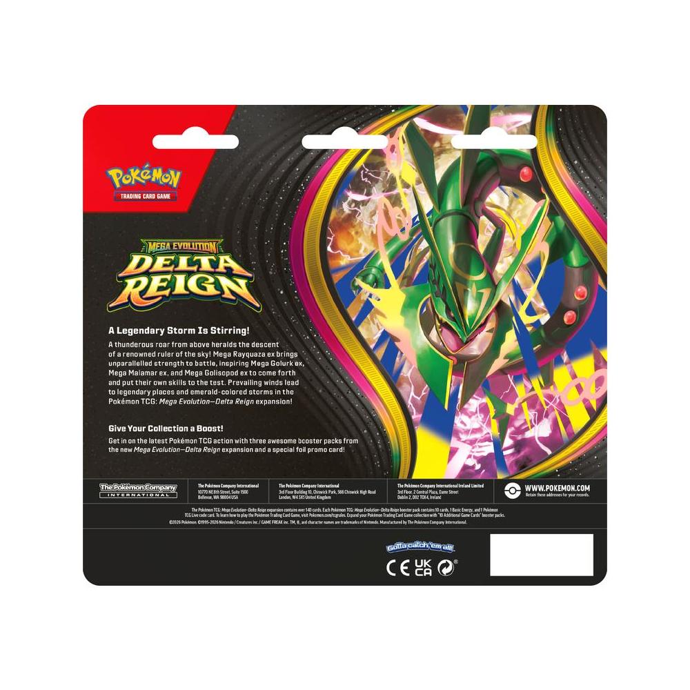 Pokemon TCG: Mega Evolution Delta Reign - 3 Pack Blister - Seel
