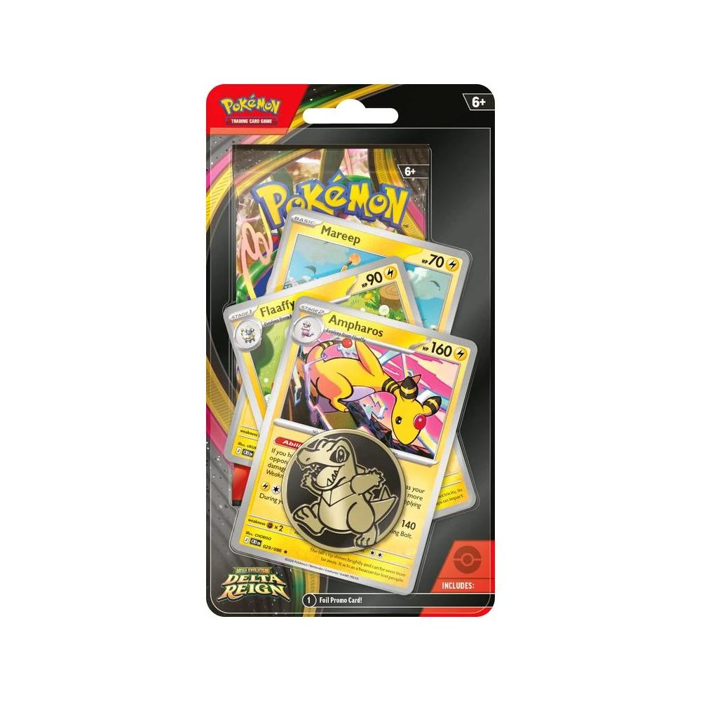 Pokemon TCG: Mega Evolution Delta Reign - Premium Checklane Blister - Ampharos