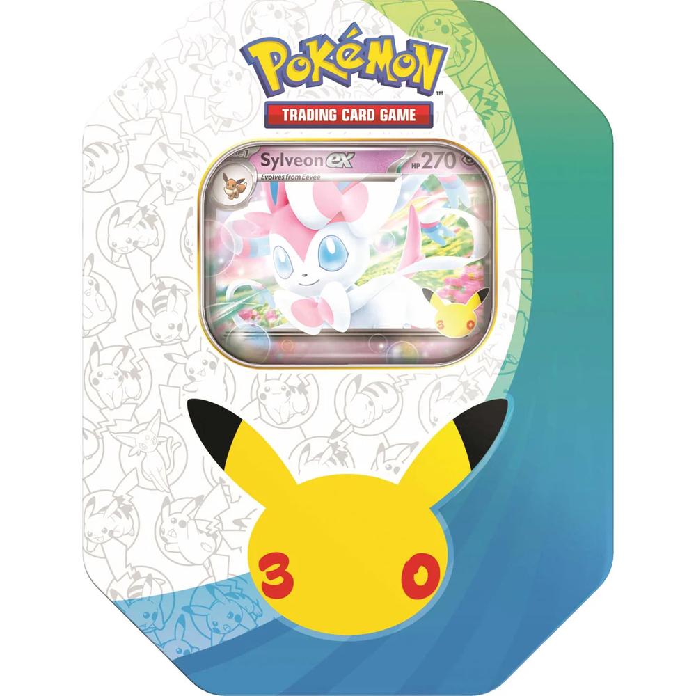 Pokemon TCG: 30th Celebration - Sylveon ex Tin - Trading Card