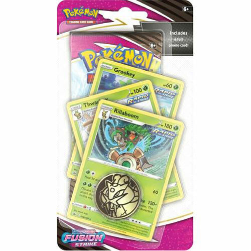 Pokemon TCG: Sword & Shield - Fusion Strike - Premium Checklane Blister - Rillaboom