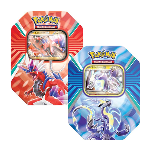 Pokemon TCG: Paldea Legends Tin Koraidon/Miraidon - 2 Set