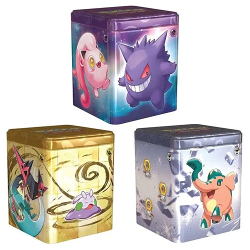 Pokemon TCG: Stacking Tins - Psychic, Metal, Dragon - 3-Set