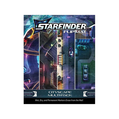 Starfinder Flip-Mat: Cityscape Multi-Pack