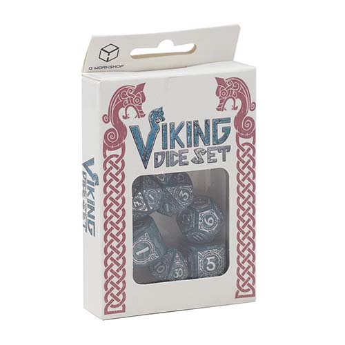 Q-Workshop Viking RPG Dice Set Mjolnir