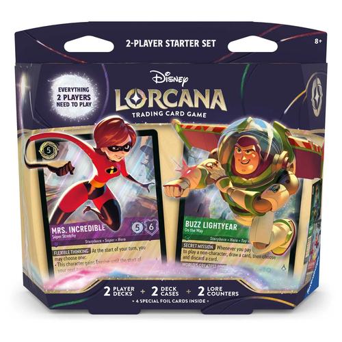 その他 LORCANA Disney Lorcana - 2 Player Starter Deck - Wilds Unknown - Set 12