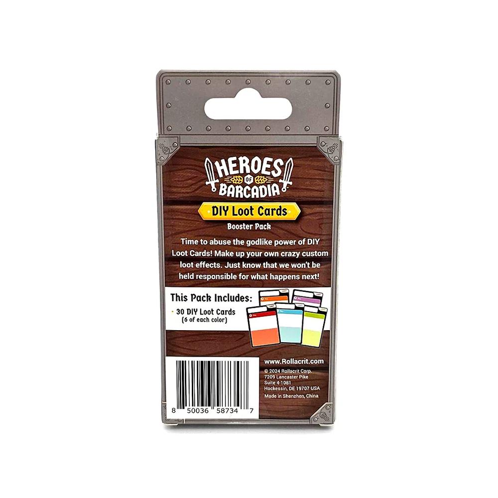 Heroes of Barcadia DIY Loot Cards Booster_2