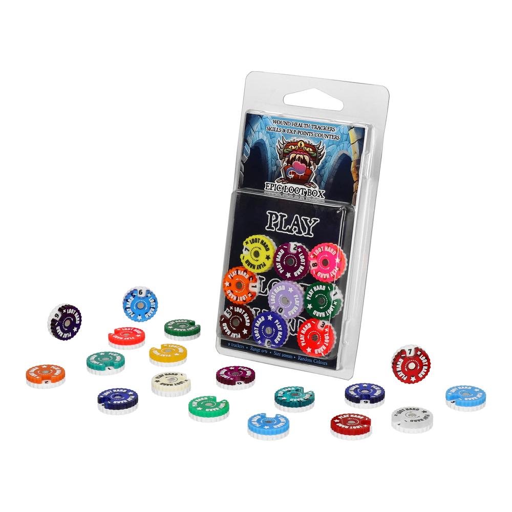 Epic Loot Box: Tracker 20mm, 0-9 Random Colours 9 Pack
