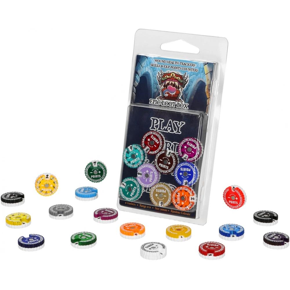 Epic Loot Box: Tracker 20mm, 0-9 Random Colours Runic 9 Pack