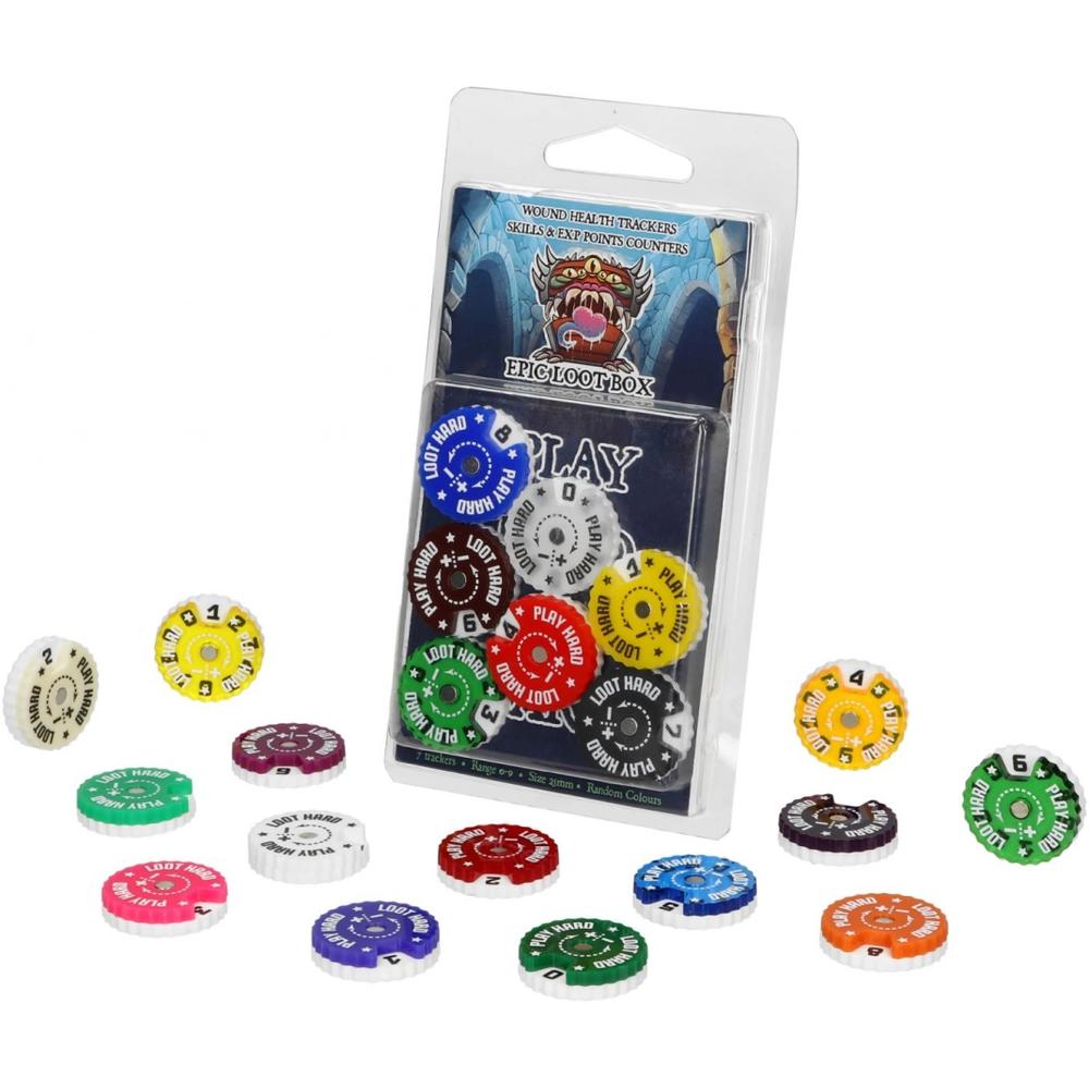 Epic Loot Box: Tracker 25mm, 0-9 Random Colours 7 Pack