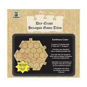 Dry Erase Dungeon Tiles: Earthstone 6" Hexagon (33 per pack)