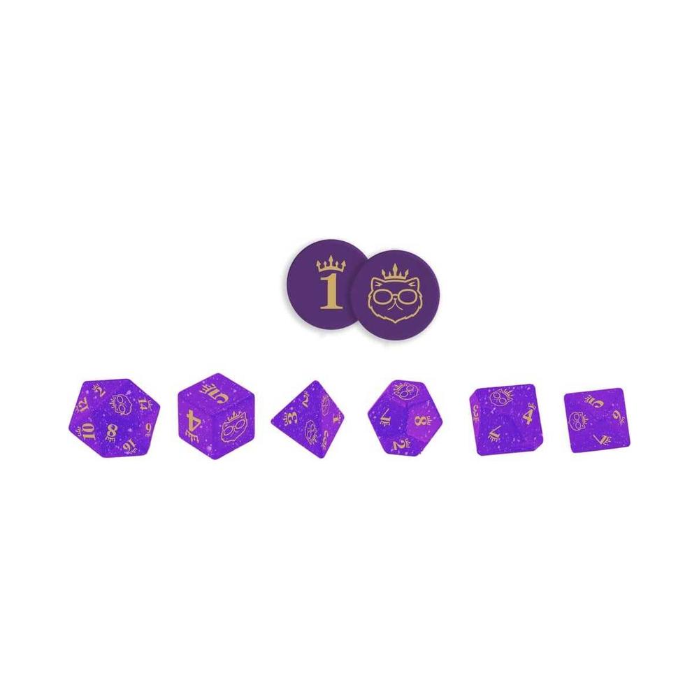Dungeon Crawler Carl RPG: Princess Donut's Enchanted Crown of the Sepsis Whore Dice Set