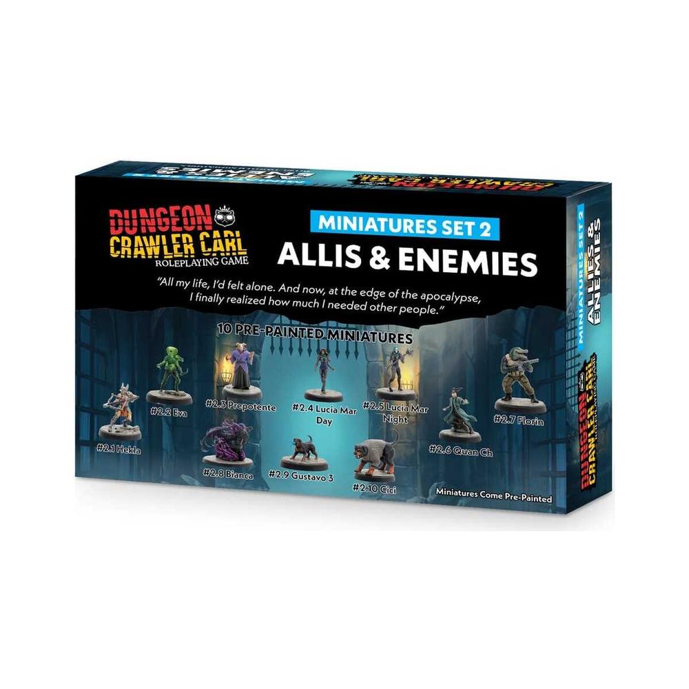 Dungeon Crawler Carl RPG: Miniatures Set 2: Enemies & Allies
