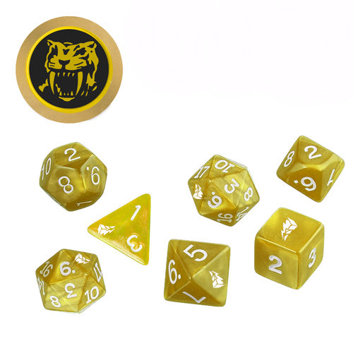 Power Rangers RPG: Yellow Dice Set