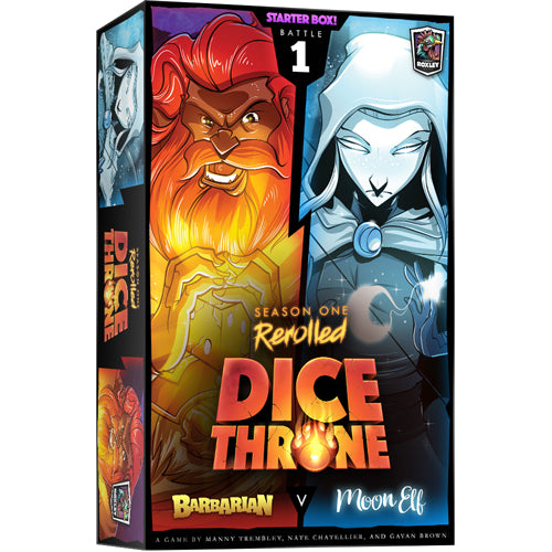 Dice Throne Season One ReRolled: Barbarian vs Moon Elf