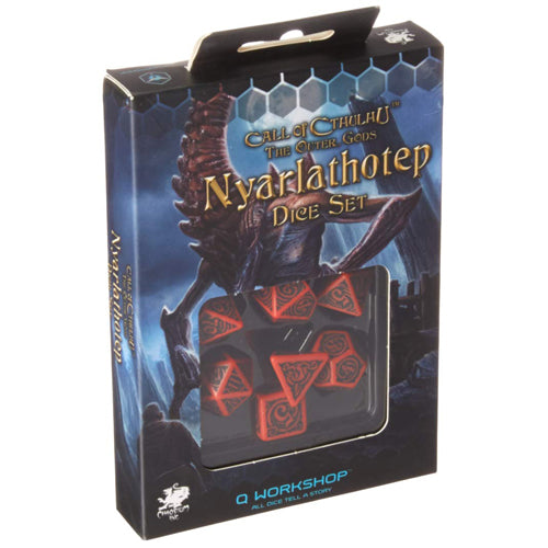 Q-Workshop Call of Cthulhu Outer Gods: Nyarlathotep Dice Set
