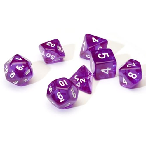Translucent Purple Poly Set