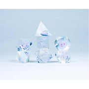 Clear Cloak and Dagger Poly 7 Set - Sirius Dice