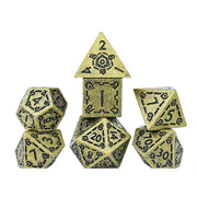 Illusory Metal Gold Poly Set - Sirius Dice