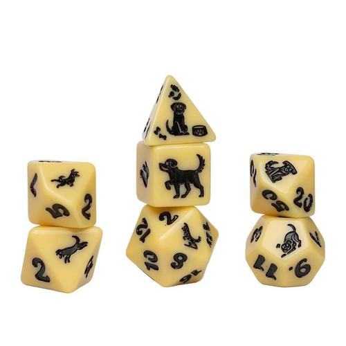 Golden Pup: Animal Dice Set - Sirius Dice