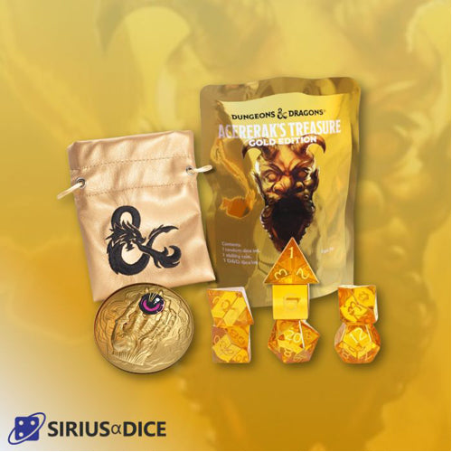 Acererak's Treasure Pack Gold Edition Blind Bag - Dungeons & Dragons by Sirius Dice