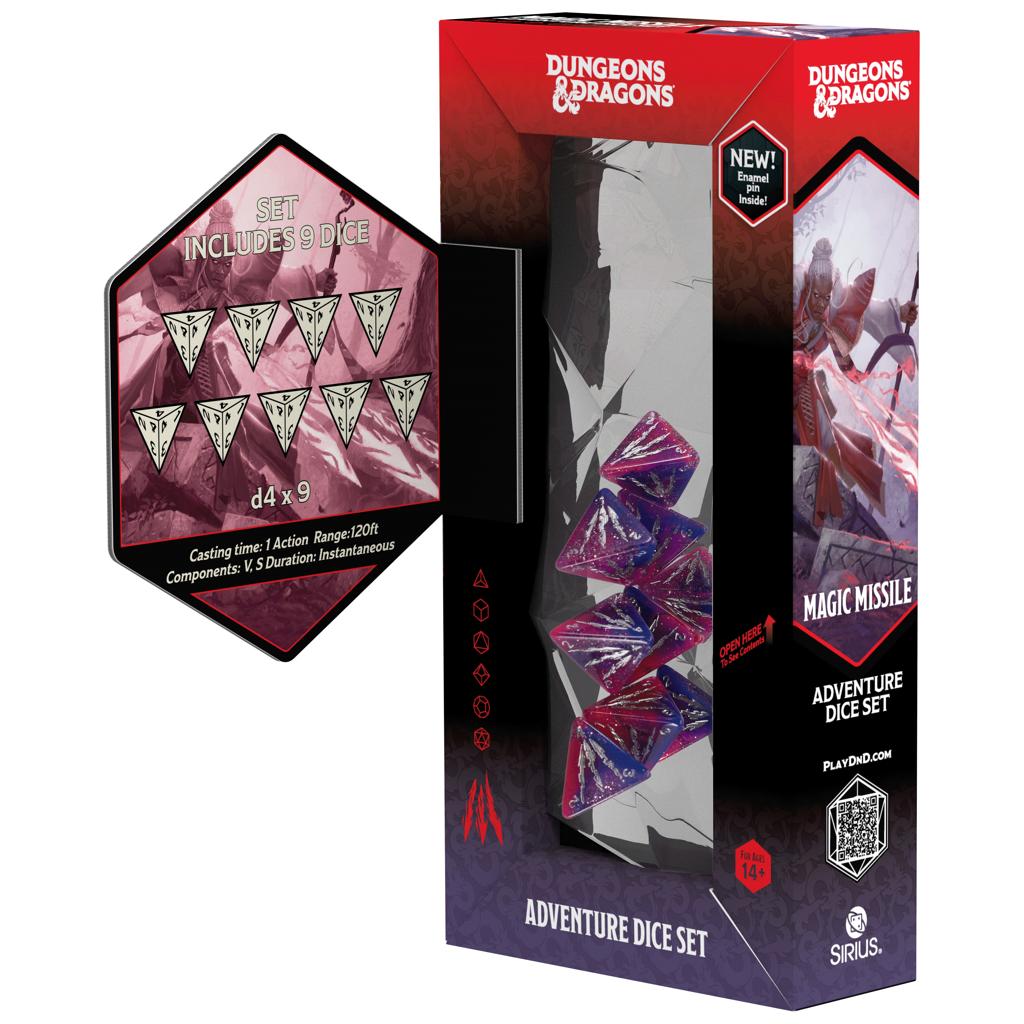 Dungeons & Dragons Adventure Dice Set - Magic Missile