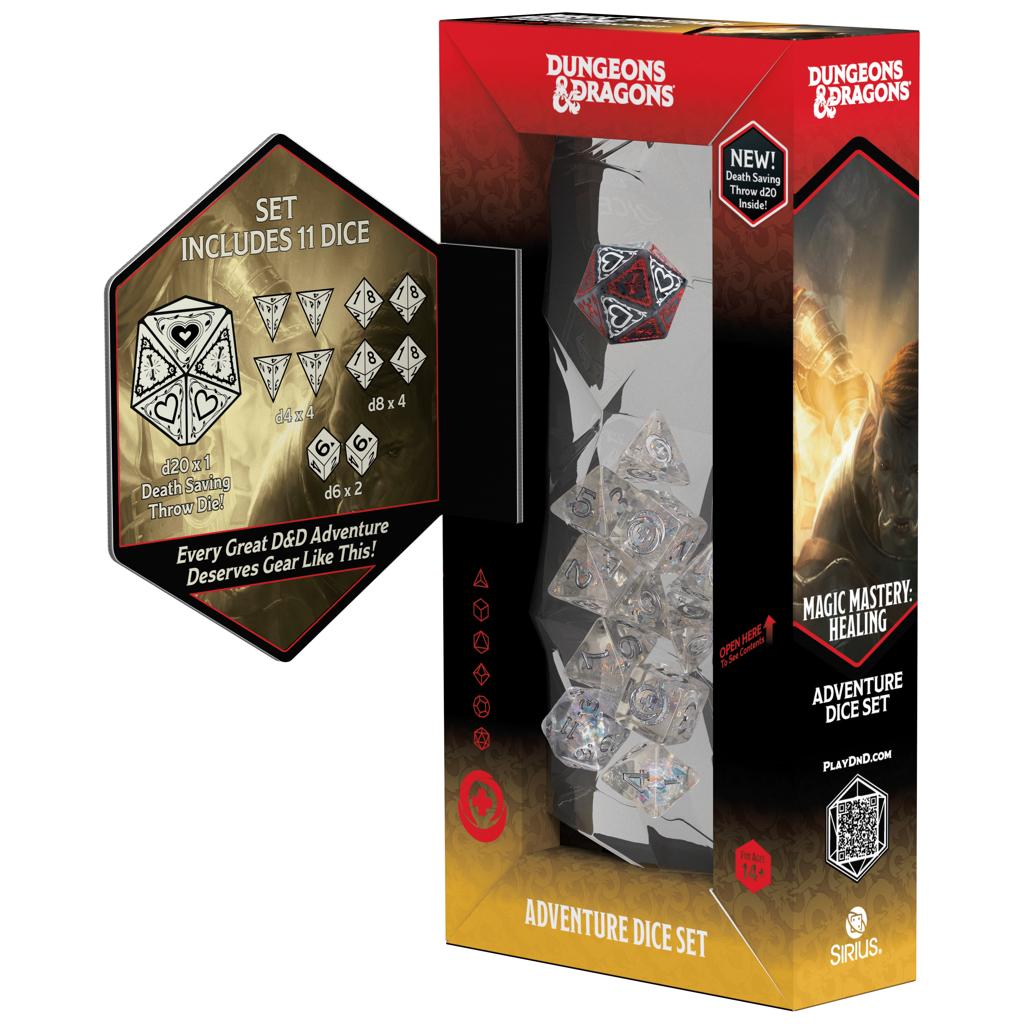 Dungeons & Dragons Adventure Dice Set - Magic Mastery Healing