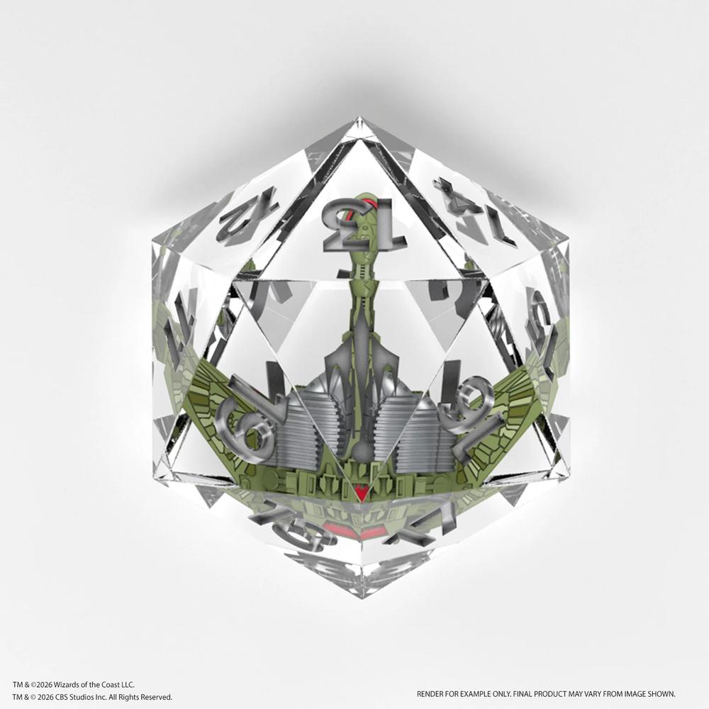 Sirius Dice: Magic The Gathering Star Trek: Klingon Bird-of-Prey 55mm Spindown D20