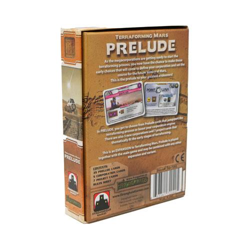 Terraforming Mars Prelude Expansión En Inglés - Stronghold - La Terraforming Mars Prelude Expansión En Inglés - Stronghold - La