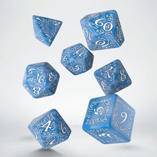 Q-Workshop Elvish Glacier &amp; White Dice Set