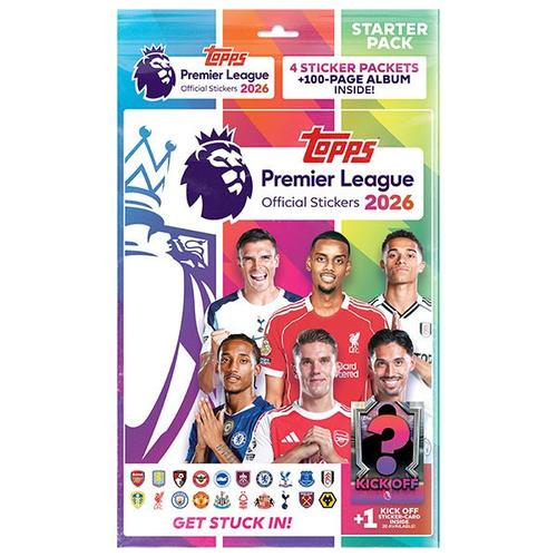 Topps Premier League 2026 Stickers Starter Pack