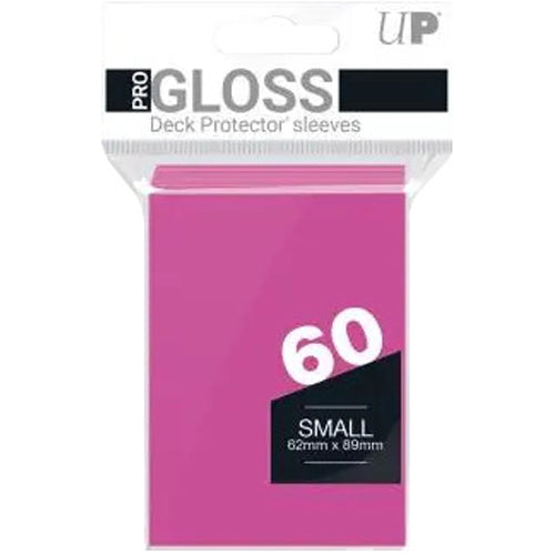 Bright Pink Small Deck Protectors (60 ct)