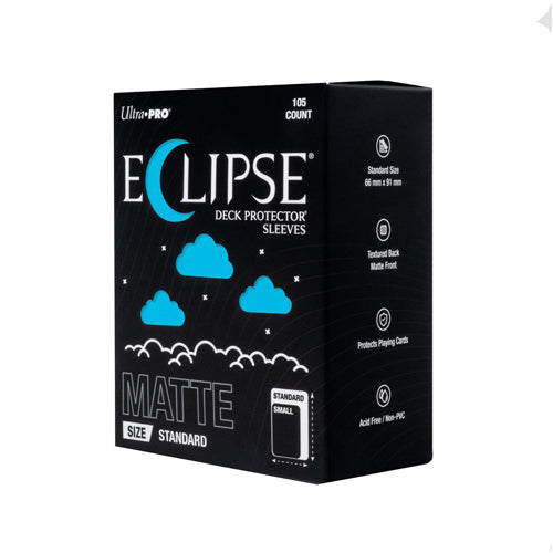 Eclipse Matte Standard Deck Protector Sleeves: Sky Blue (105ct)