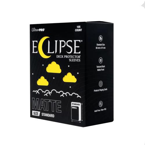 Eclipse Matte Standard Deck Protector Sleeves: Lemon Yellow (105ct)