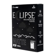 Eclipse Matte Small Deck Protector Sleeves: Jet Black (60ct)