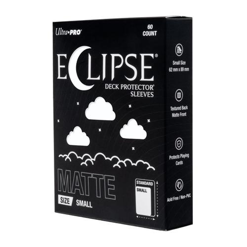 Eclipse Matte Small Deck Protector Sleeves: Arctic White (60ct)