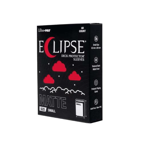 Eclipse Matte Small Deck Protector Sleeves: Apple Red (60ct)