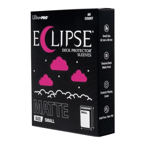 Eclipse Matte Small Deck Protector Sleeves: Hot Pink (60ct)